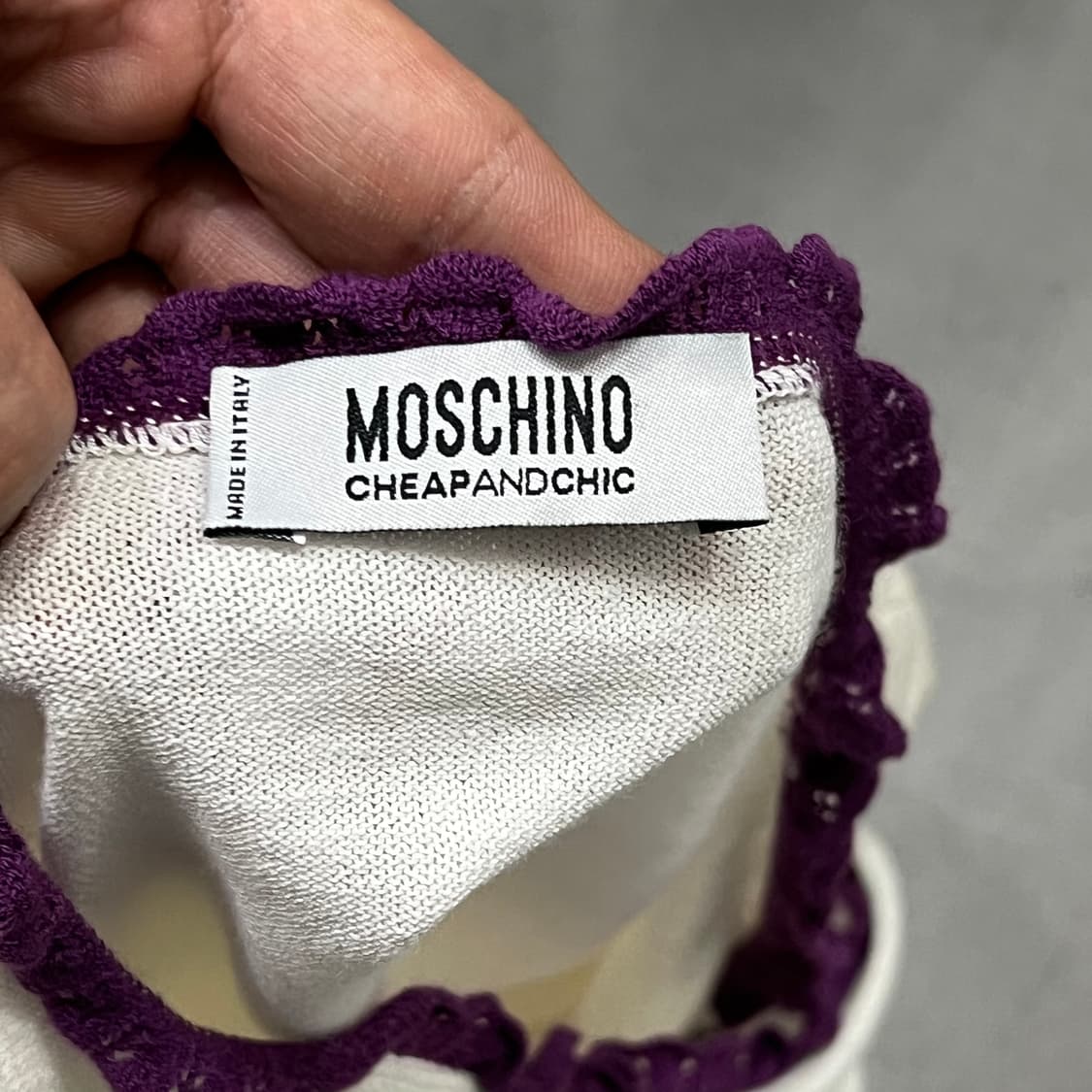  모스키노 자수 레이스 하프 가디건 y16328 상품이미지6