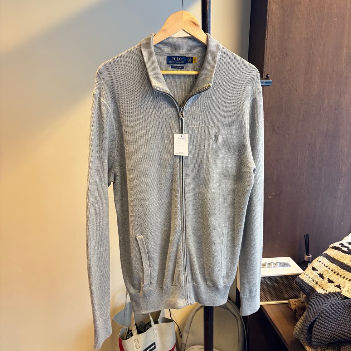 15682 - 폴로 랄프로렌 그레이 니트 집업 상품이미지2