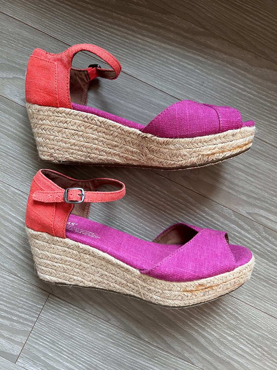 새상품 탐스 TOMS 웨지힐 샌들 에스파드류힐 7.5 상품이미지3