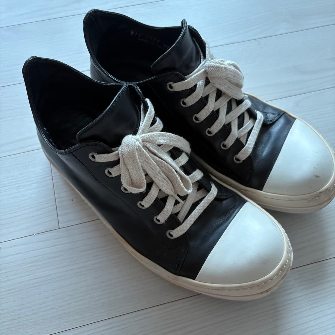 릭오웬스 라몬즈 레더 로우 42 상품이미지2