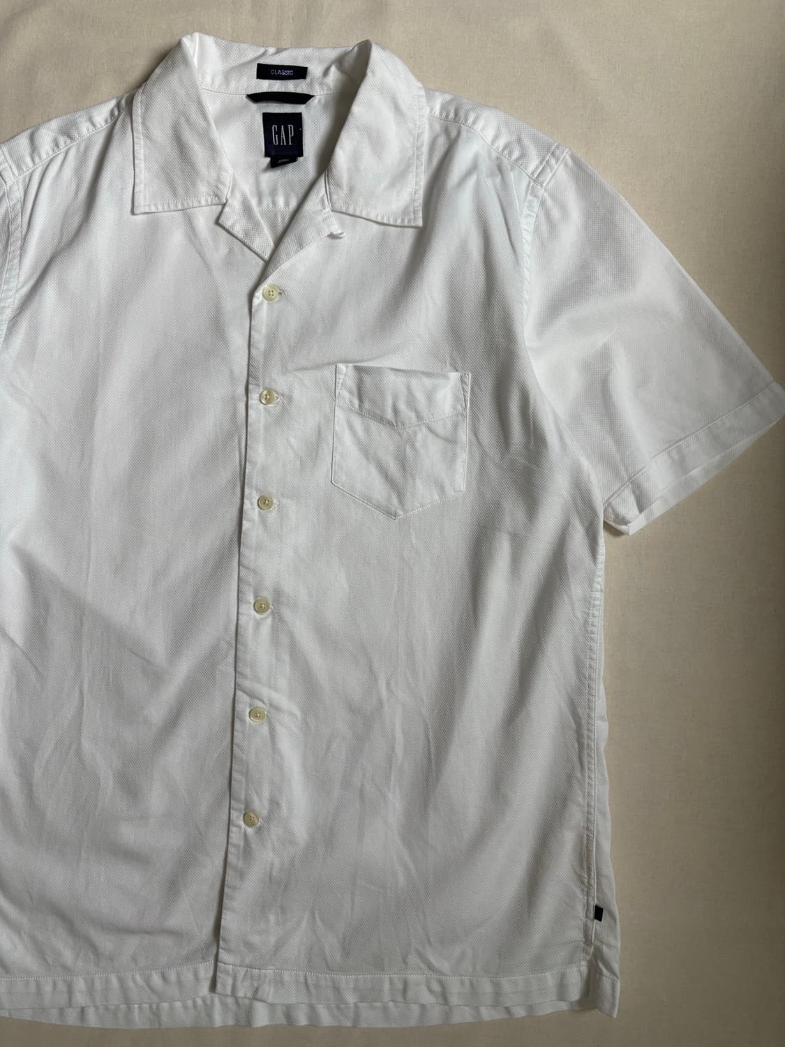 GAP white short sleeved shirt 상품이미지5