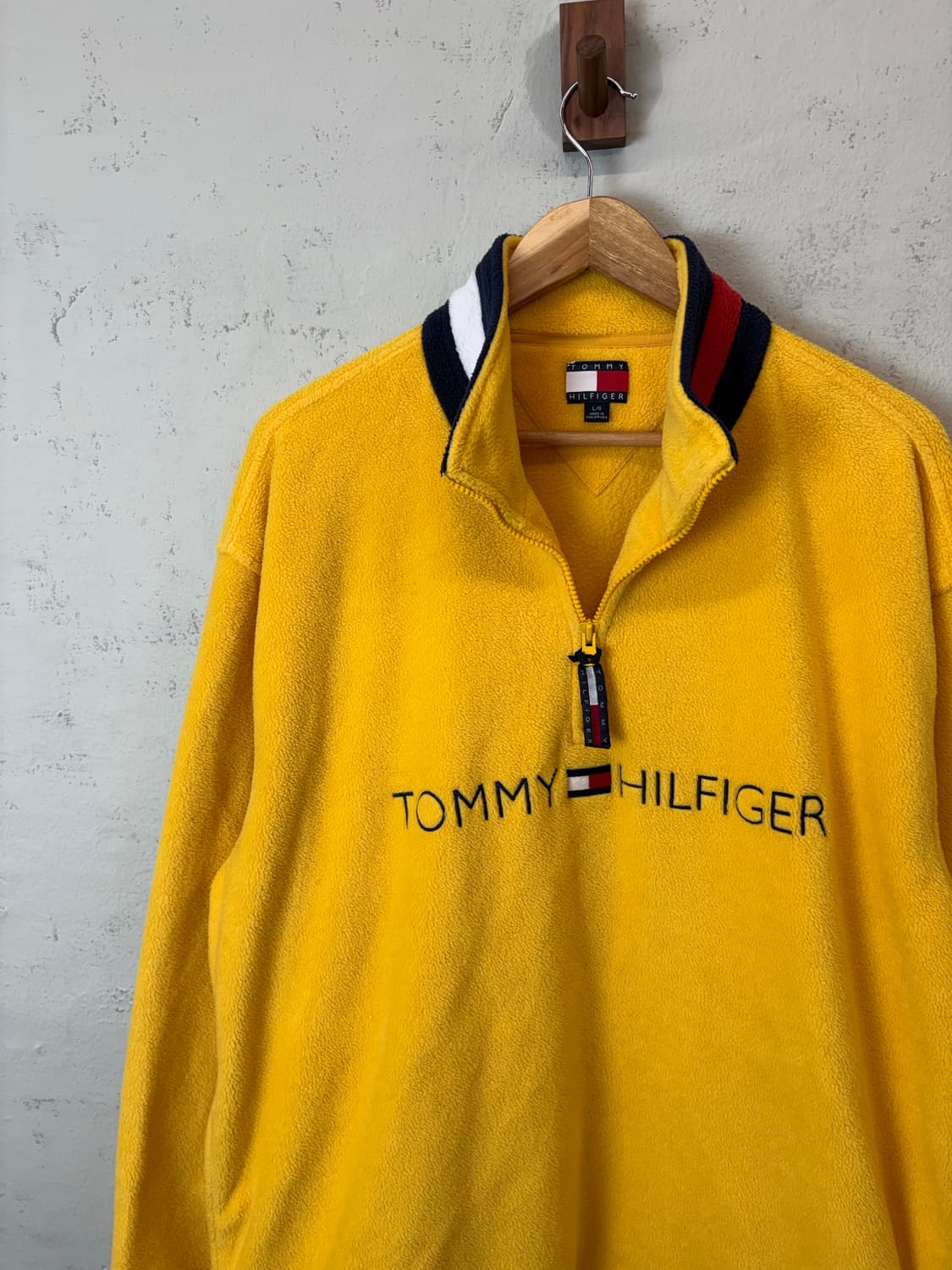 타미힐피거 90s 올드스쿨 하프집업 후리스 상품이미지4