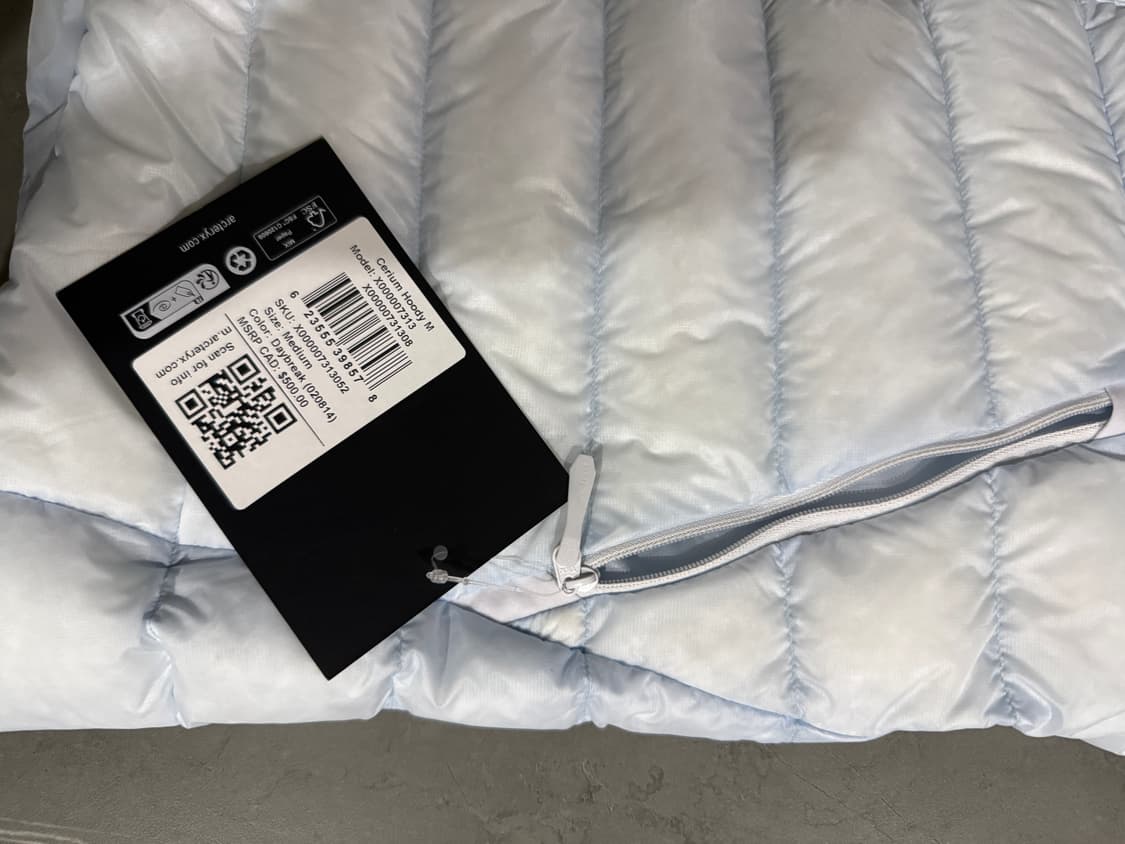 아크테릭스 세륨 후디 M (새상품) 상품이미지5