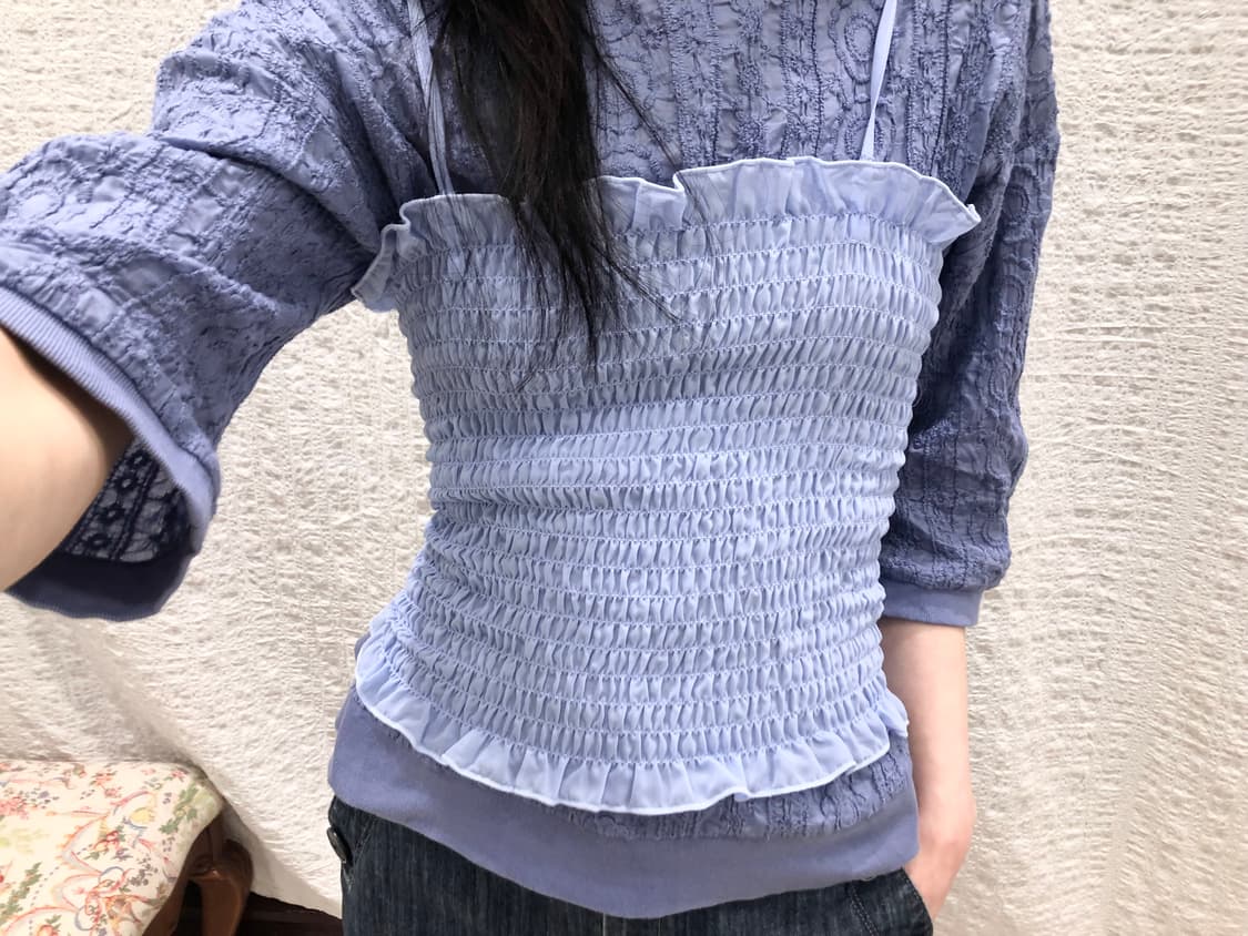 sky texture top 상품이미지2