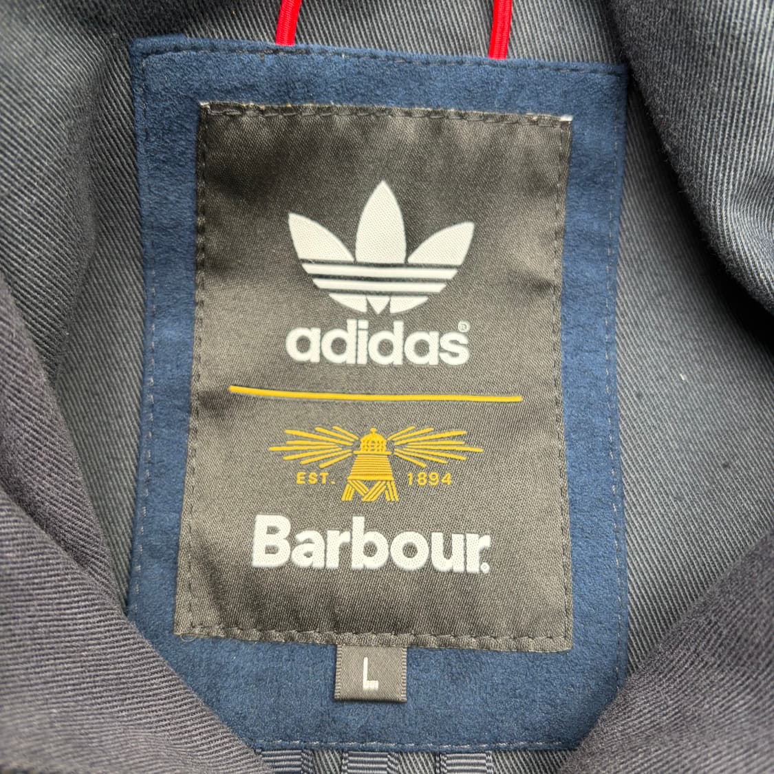 아디다스 X 바버 왁스 코팅 자켓 L 상품이미지7