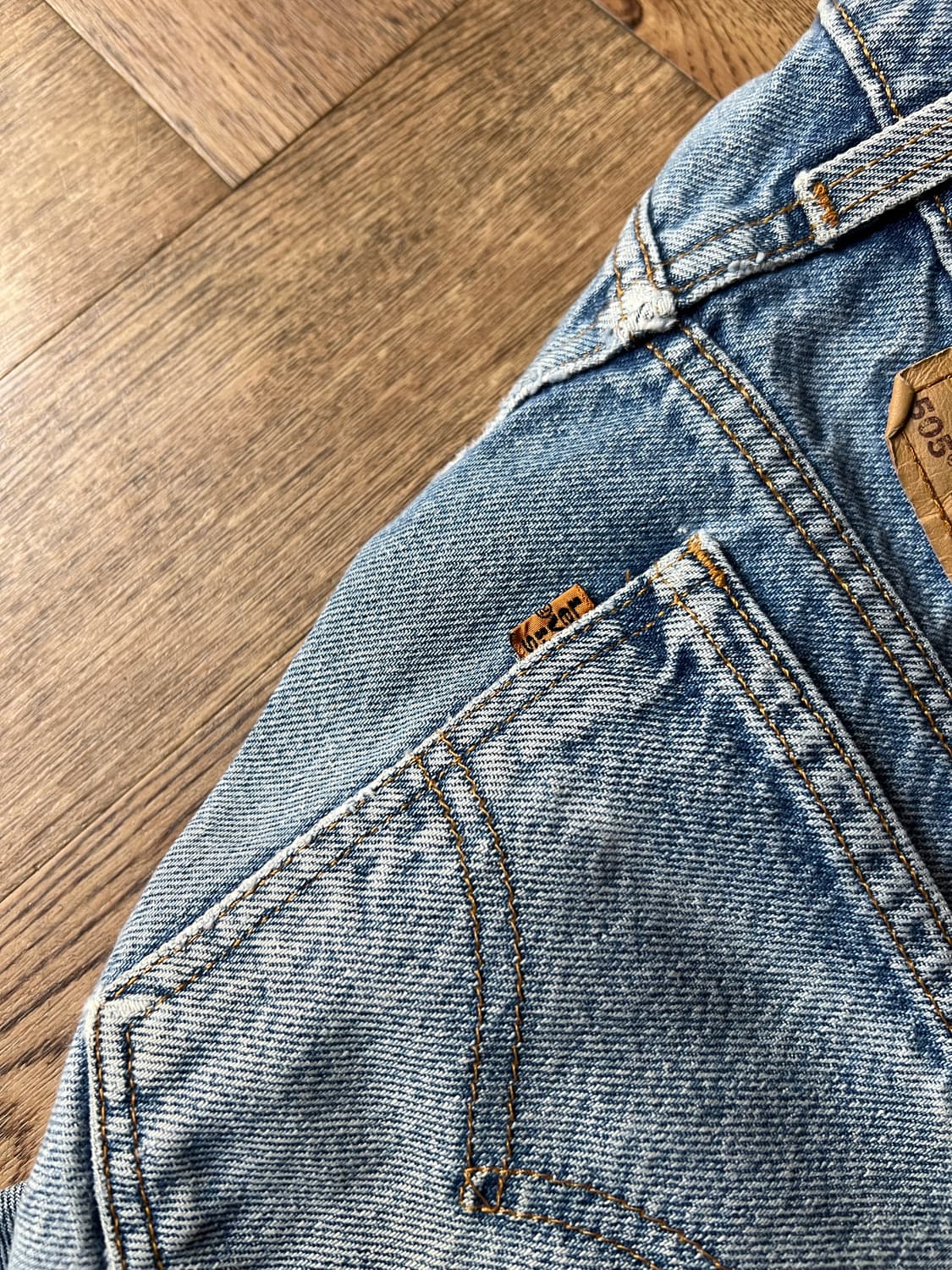 [33]90's 리바이스 USA 505 빈티지 페인팅 데님 팬츠 상품이미지7