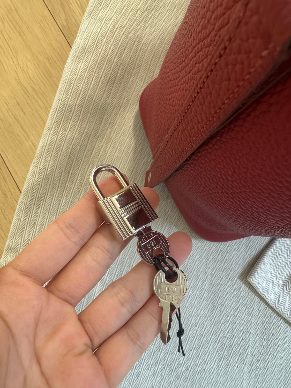 에르메스 피코탄18 루비스 백 버건디 상품이미지2