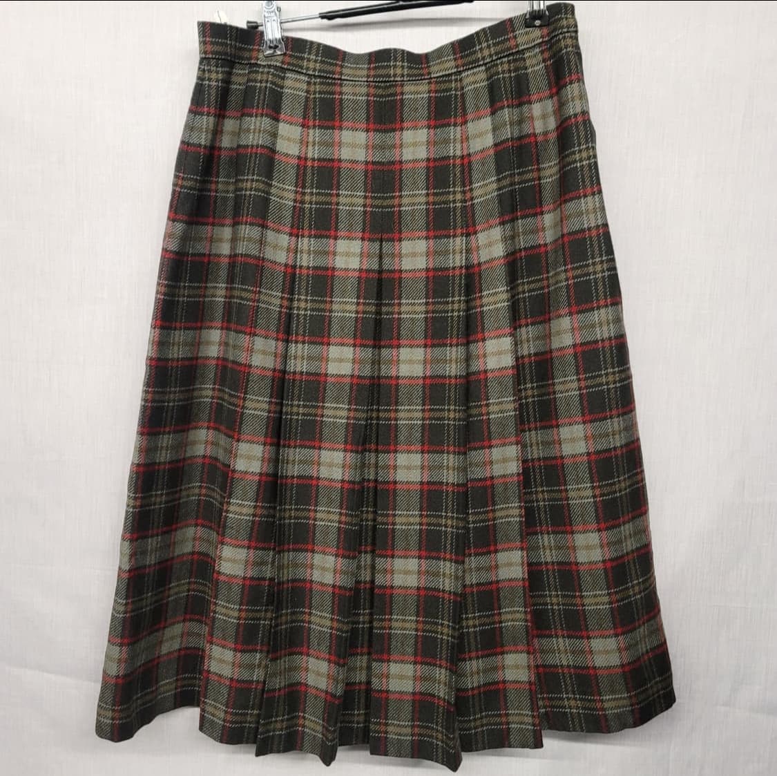 닥스 DAKS 체크 울 스커트 상품이미지1