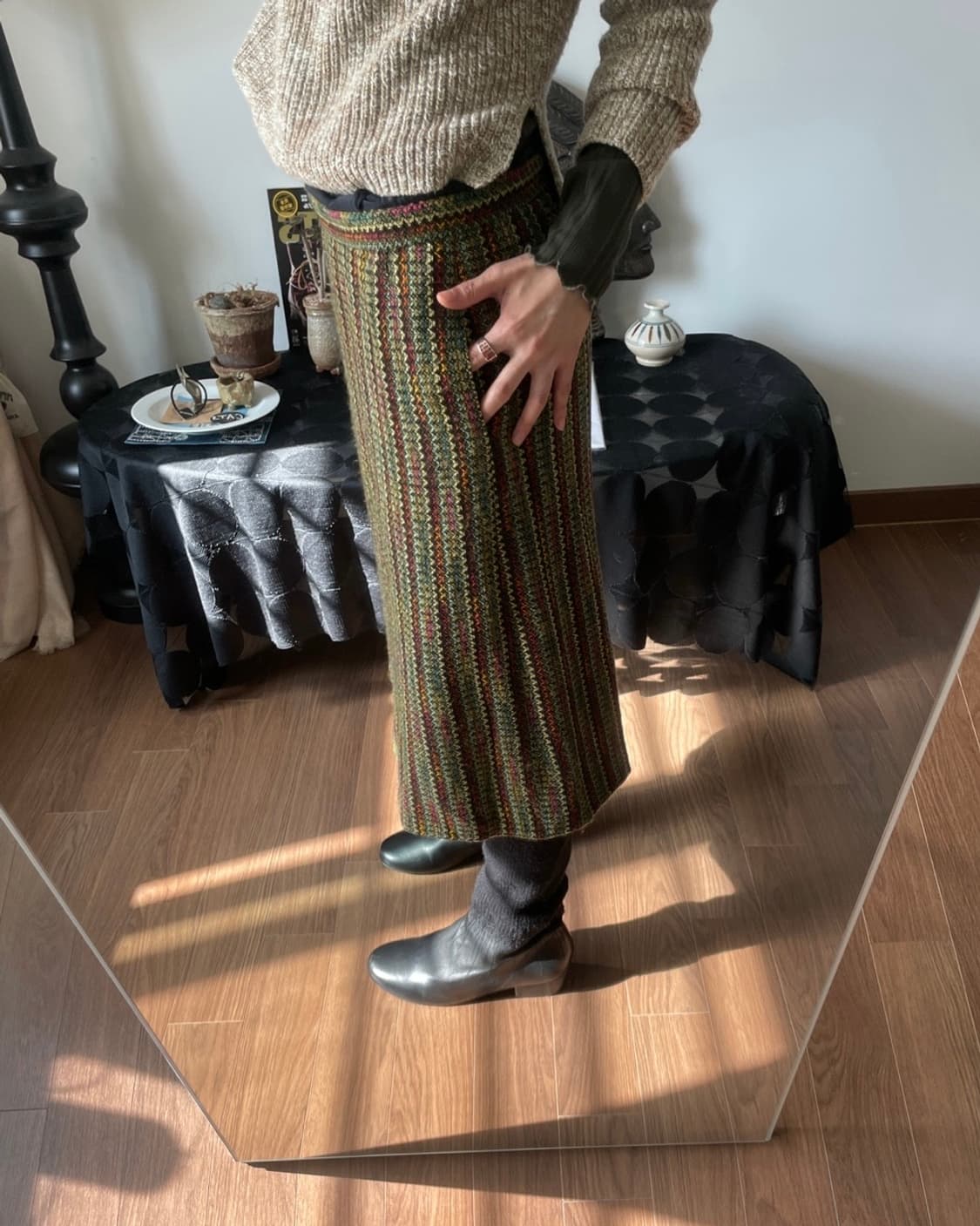 knit long skirt 상품이미지7