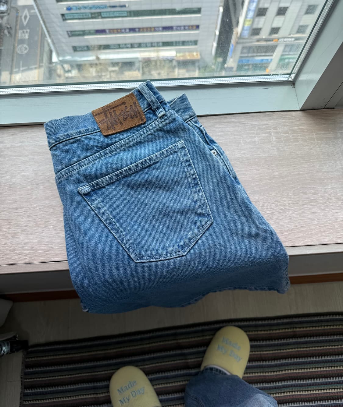 스투시 빅올 데님 쇼츠 상품이미지1