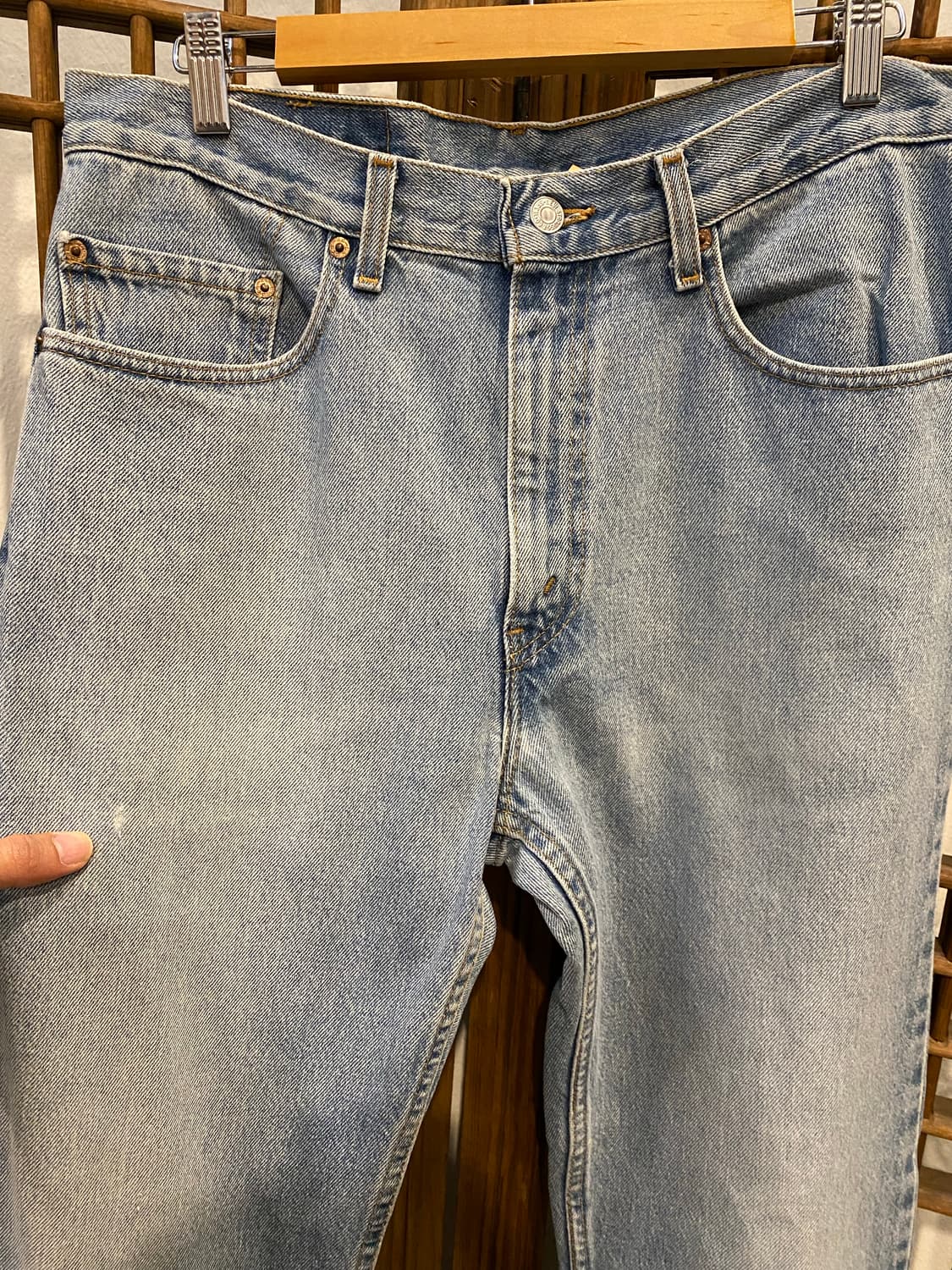 00S 리바이스 505 USA 데님 팬츠 33“ 상품이미지3