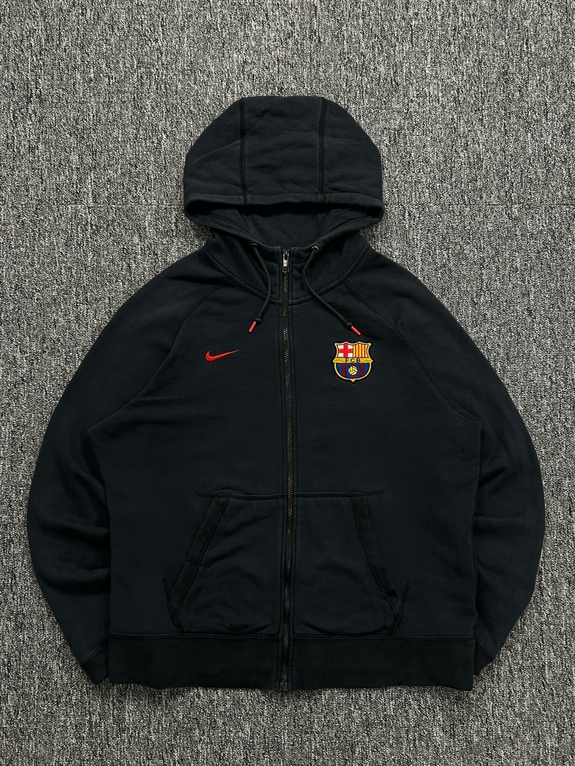 나이키 바르셀로나 테크플리스 윈드러너 풀오버 후드집업 2XL  상품이미지3
