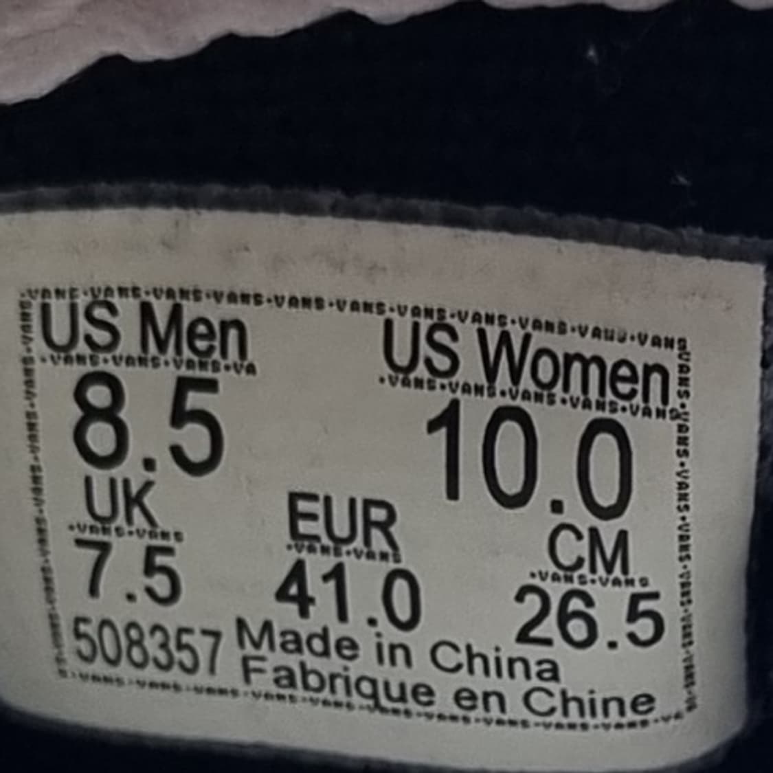 반스 스포츠 와인 남성스니커즈265 상품이미지6