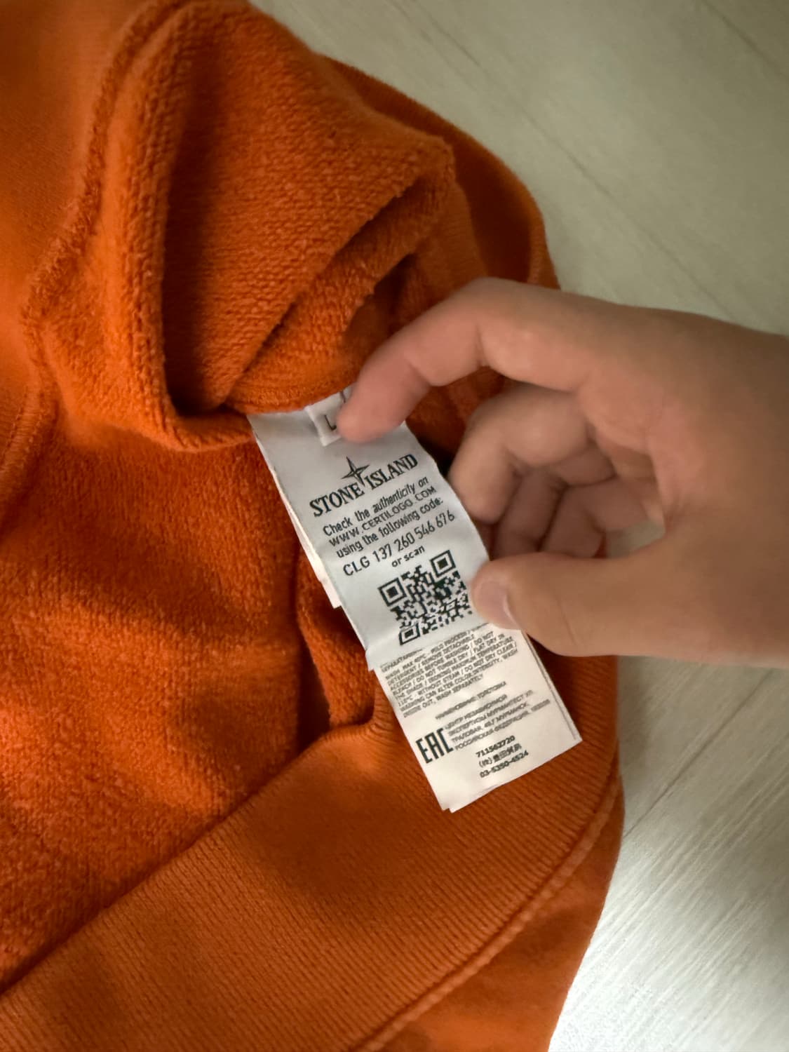 스톤아일랜드 맨투맨 L 100 상품이미지3