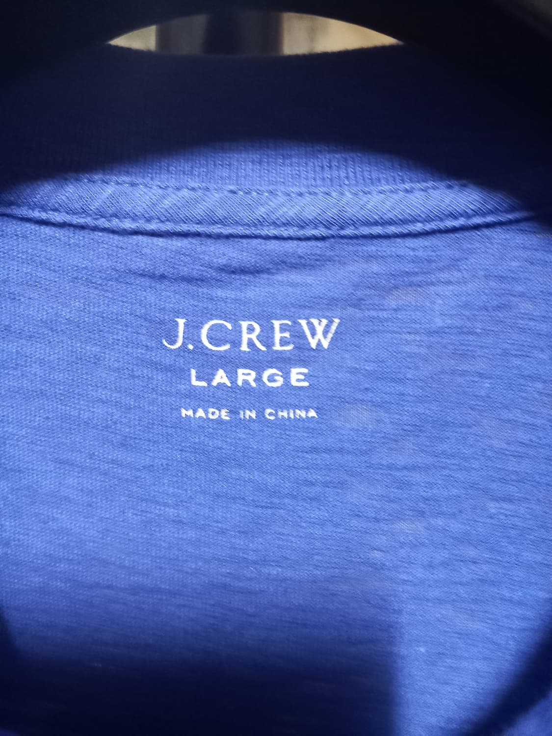 [제이크루](새제품)코튼 반팔 카라넥 티셔츠L(105)사이즈 상품이미지4