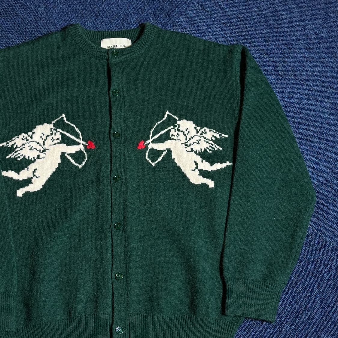 GENERAL IDEA 큐피드 자수 가디건 상품이미지2