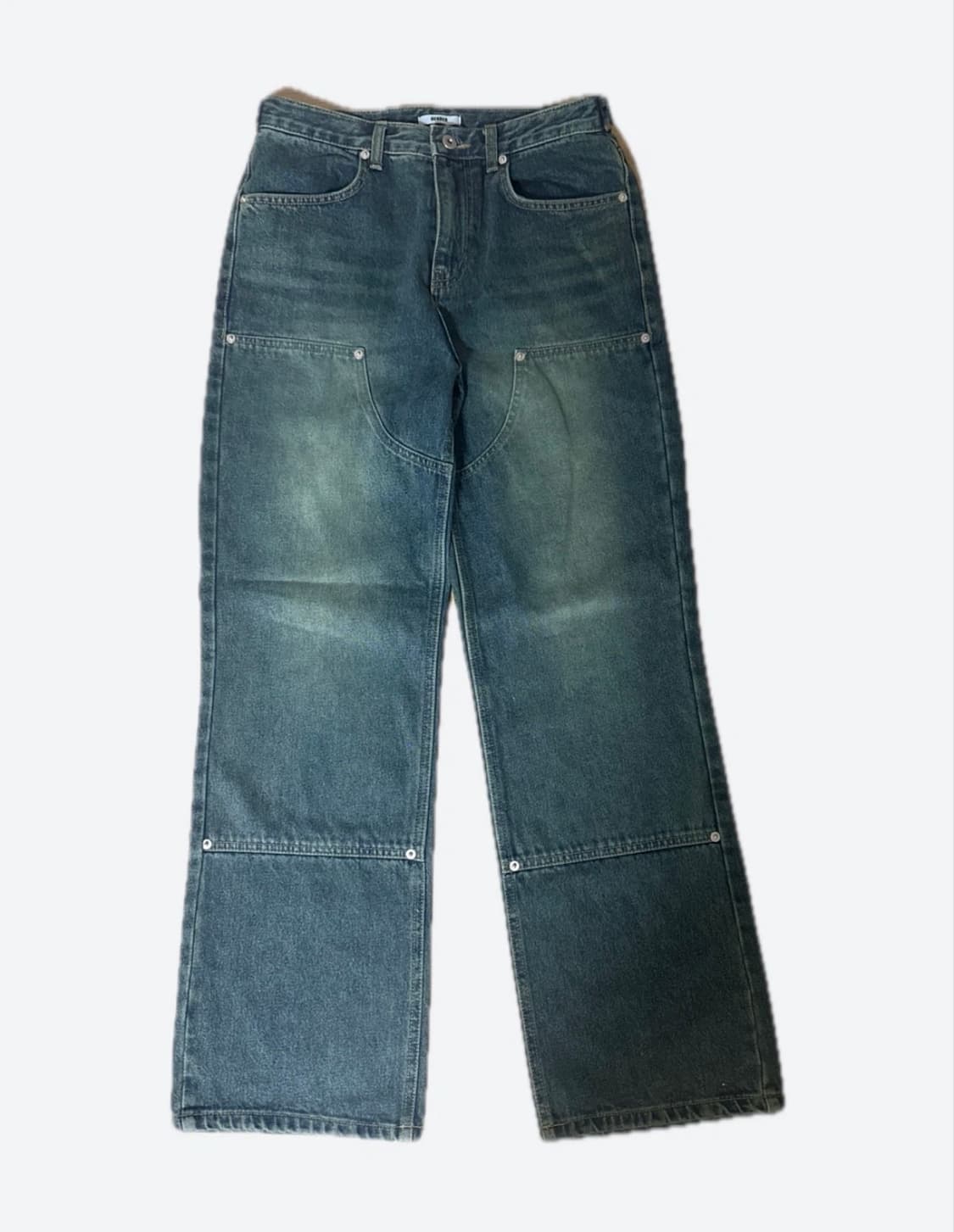 더블니 데님팬츠 상품이미지1