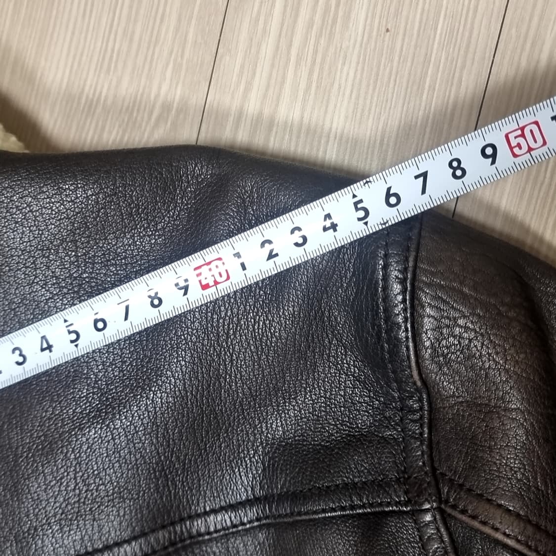 시리즈 양가죽 무스탕 자켓 블랙(100) 상품이미지8