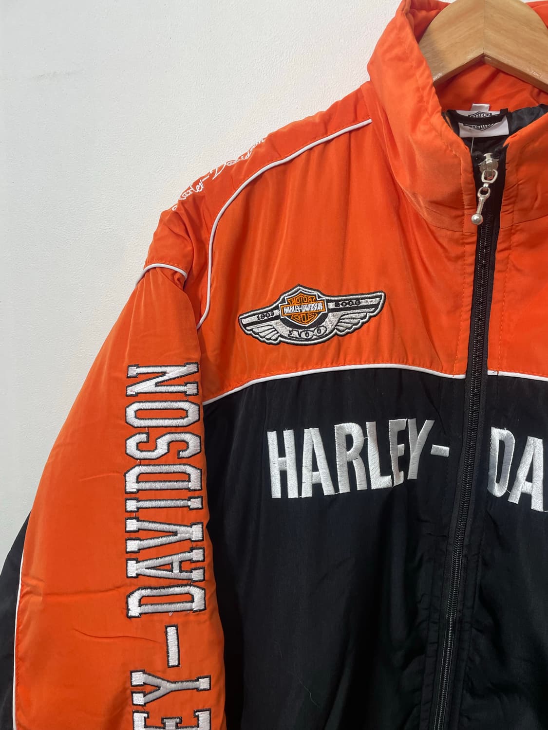 할리데이비슨 자수 레이싱 자켓 XL - J9  상품이미지4