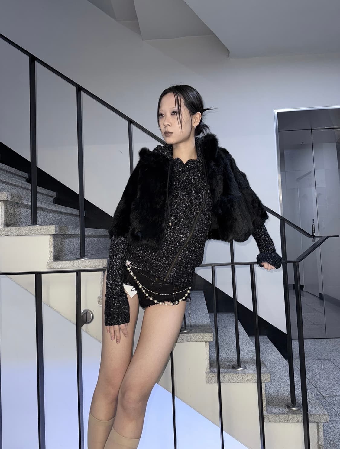 DIA 니트집업 상품이미지5