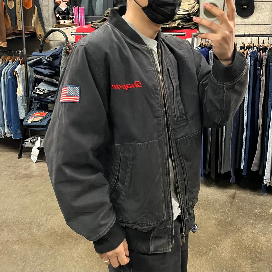 스냅온 덕캔버스 워크 자켓 (105-110) 상품이미지8