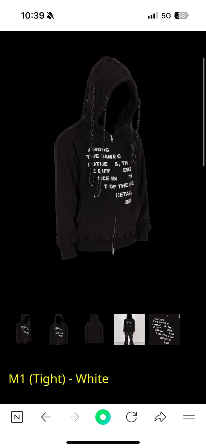 Bebof 비바프 m1 후드집업 (tight) 상품이미지1