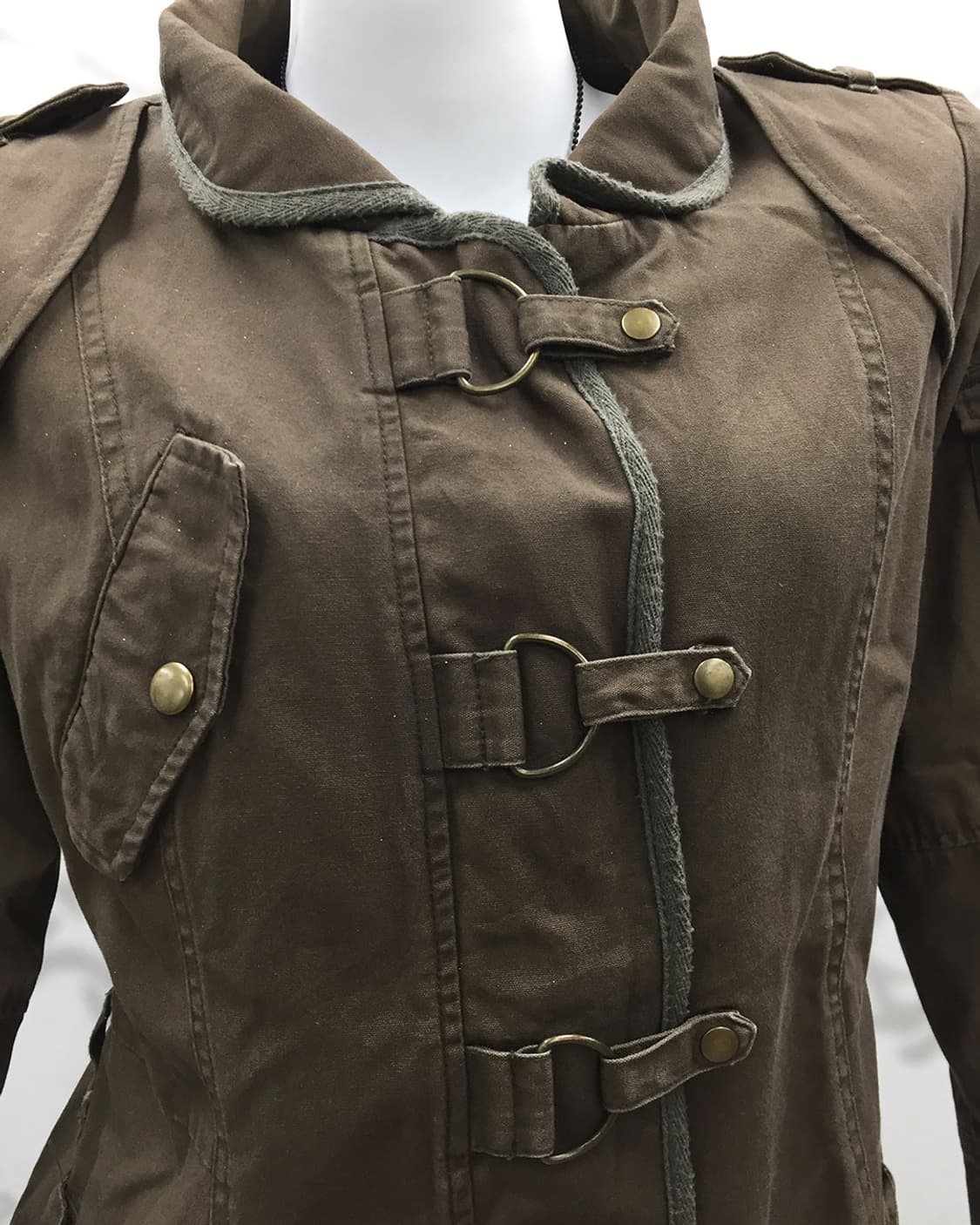 D-Ring Strap Military Jacket 상품이미지3