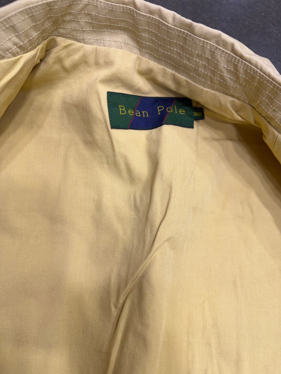 빈폴 클래식 빈티지 라이닝 헌팅자켓 베이지 100 상품이미지9