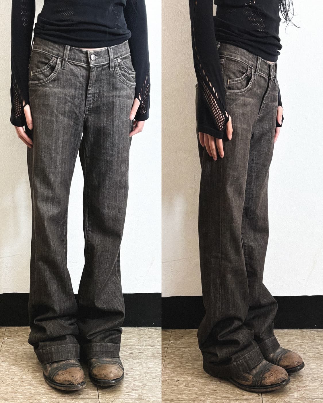 COH 슬림핏 플레어 실루엣 부츠컷 데님 상품이미지1