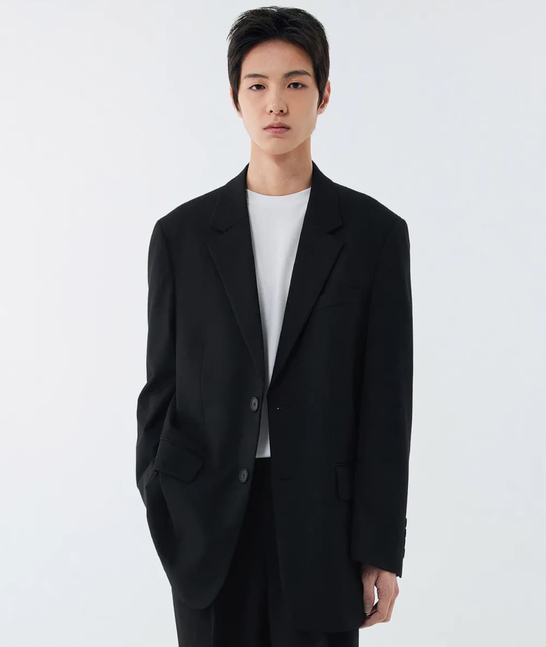 무신사 스탠다드 대디 숄더 오버사이즈 블레이저 xl 상품이미지1