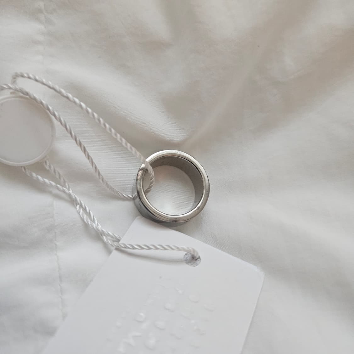 마르지엘라 로고 링 팔라듐 2사이즈 상품이미지4