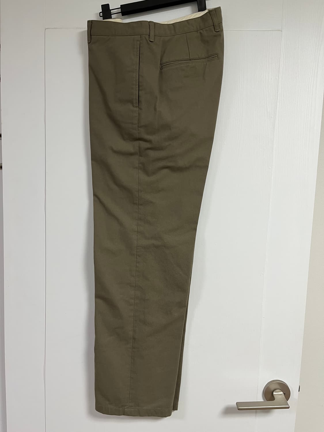 포터리 워시드 테이퍼드 팬츠 라이트카키 3사이즈 상품이미지4