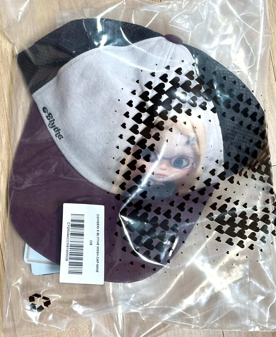 코이세이오 X 브라이스돌 메쉬 캡 와인 상품이미지2