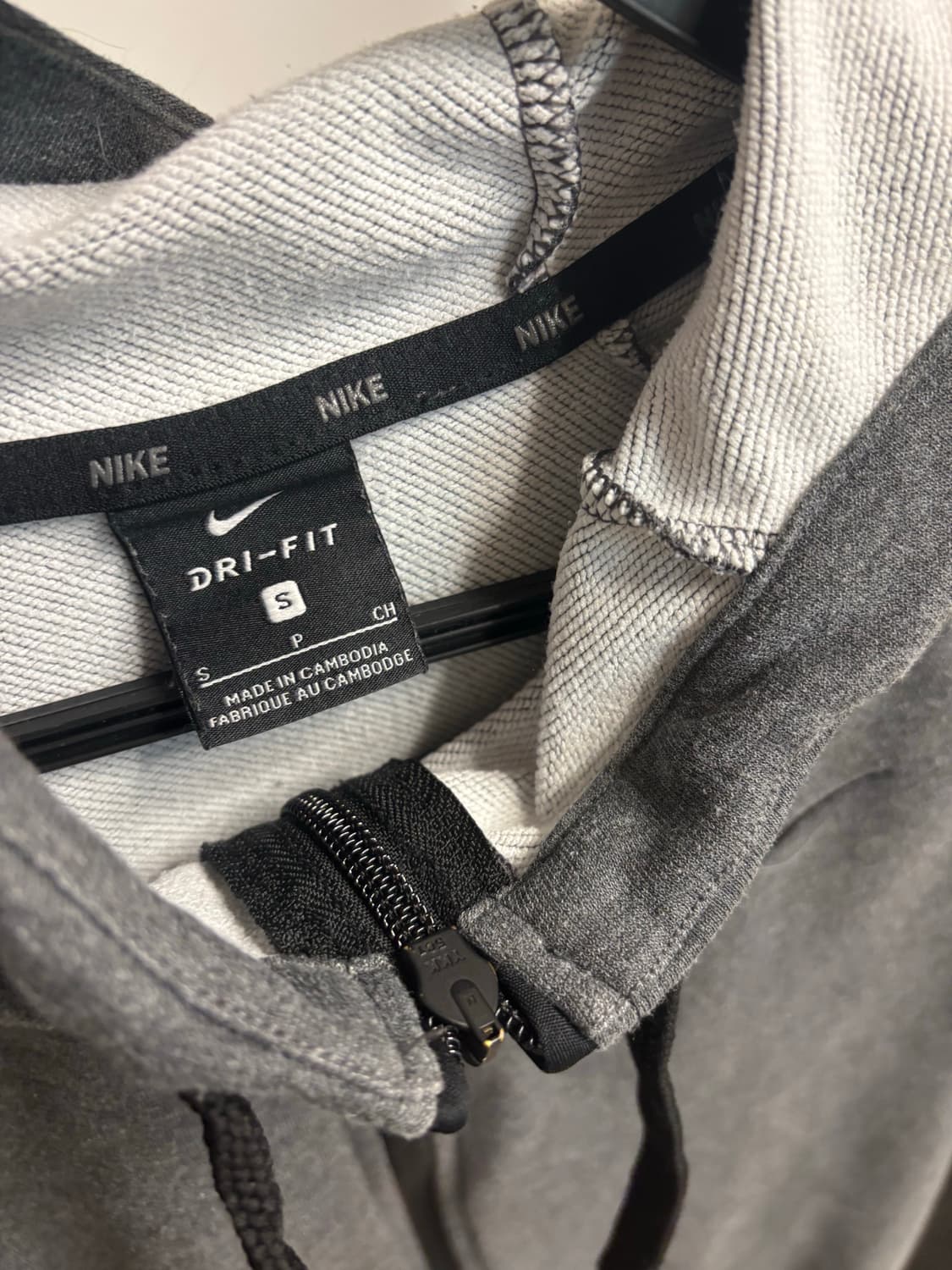 나이키 트랙탑 그레이 차콜 후드집업 상품이미지2