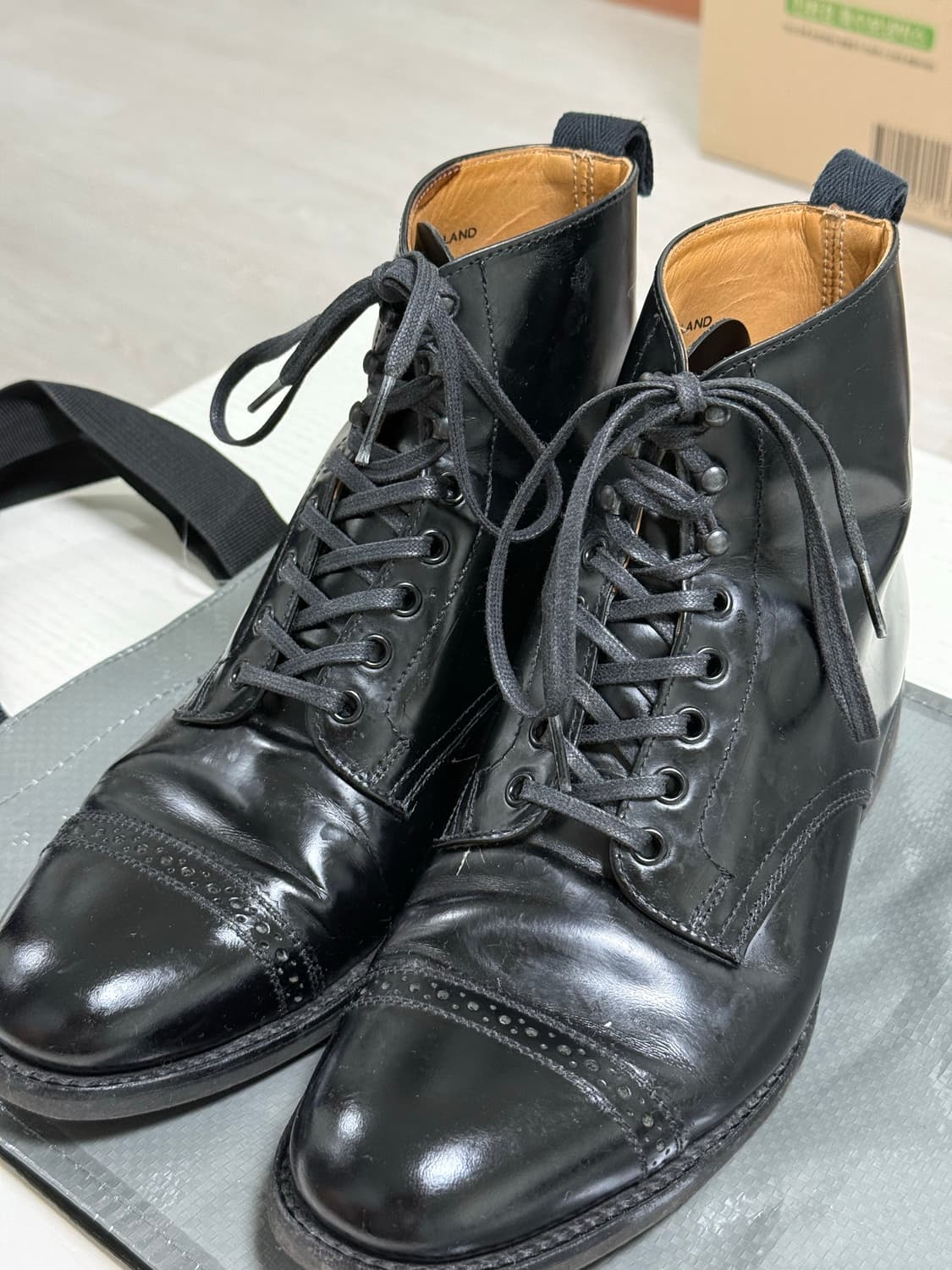 샌더스 밀리터리 캡토부츠 UK7 255~260 상품이미지1