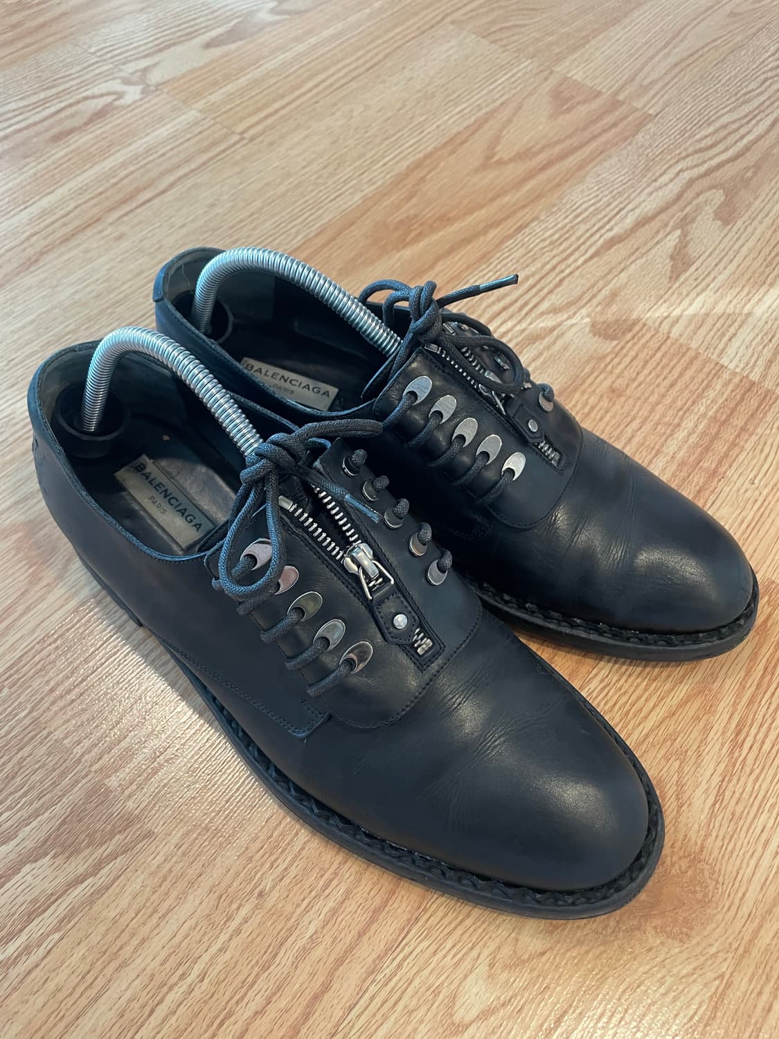 [42] 발렌시아가 지퍼 더비 구두 상품이미지1