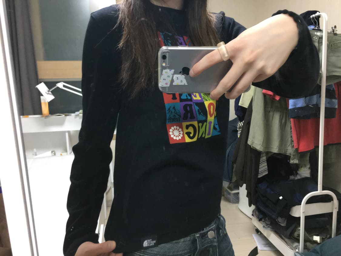 Northface lettering longsleeve 상품이미지6
