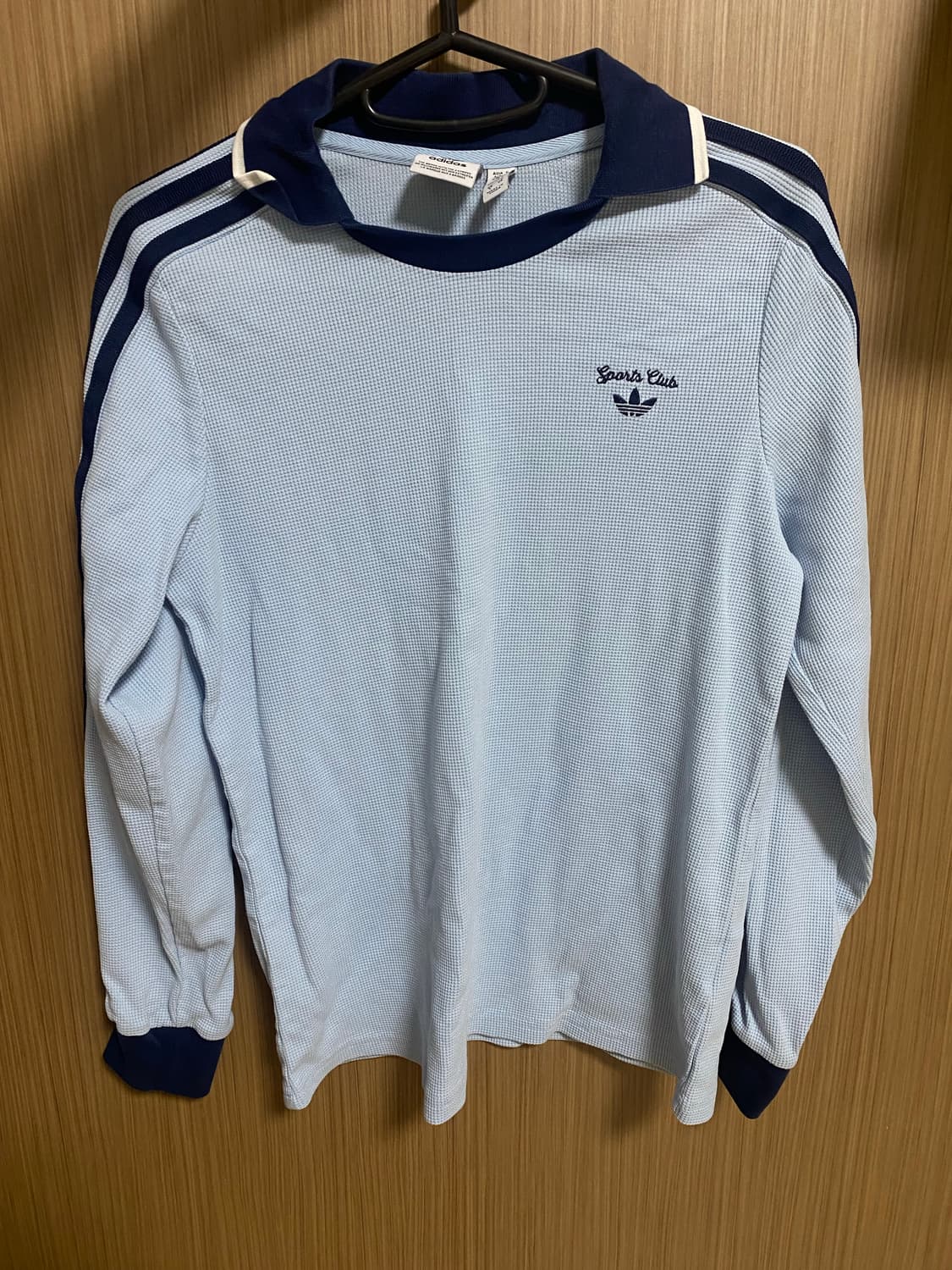 아디다스 긴팔 티셔츠 스카이블루(희귀매물) 상품이미지1