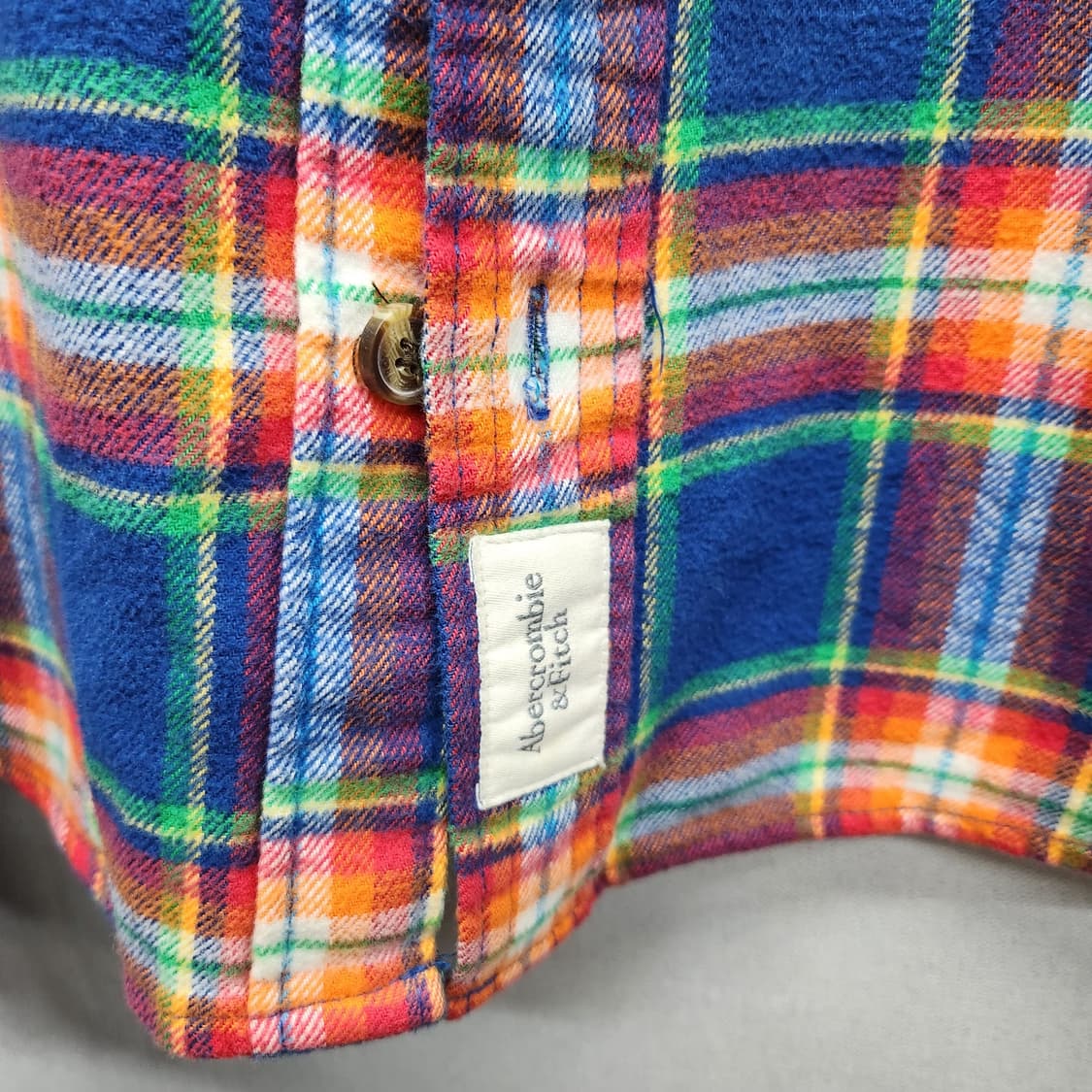 아베크롬비 웨스턴 플란넬 빈티지 체크 셔츠 M(L) 상품이미지4