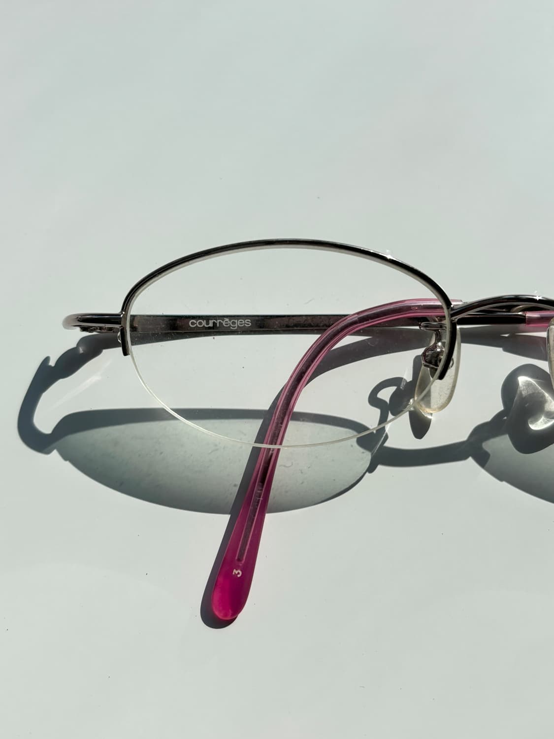 Courreges pink glasses 상품이미지4