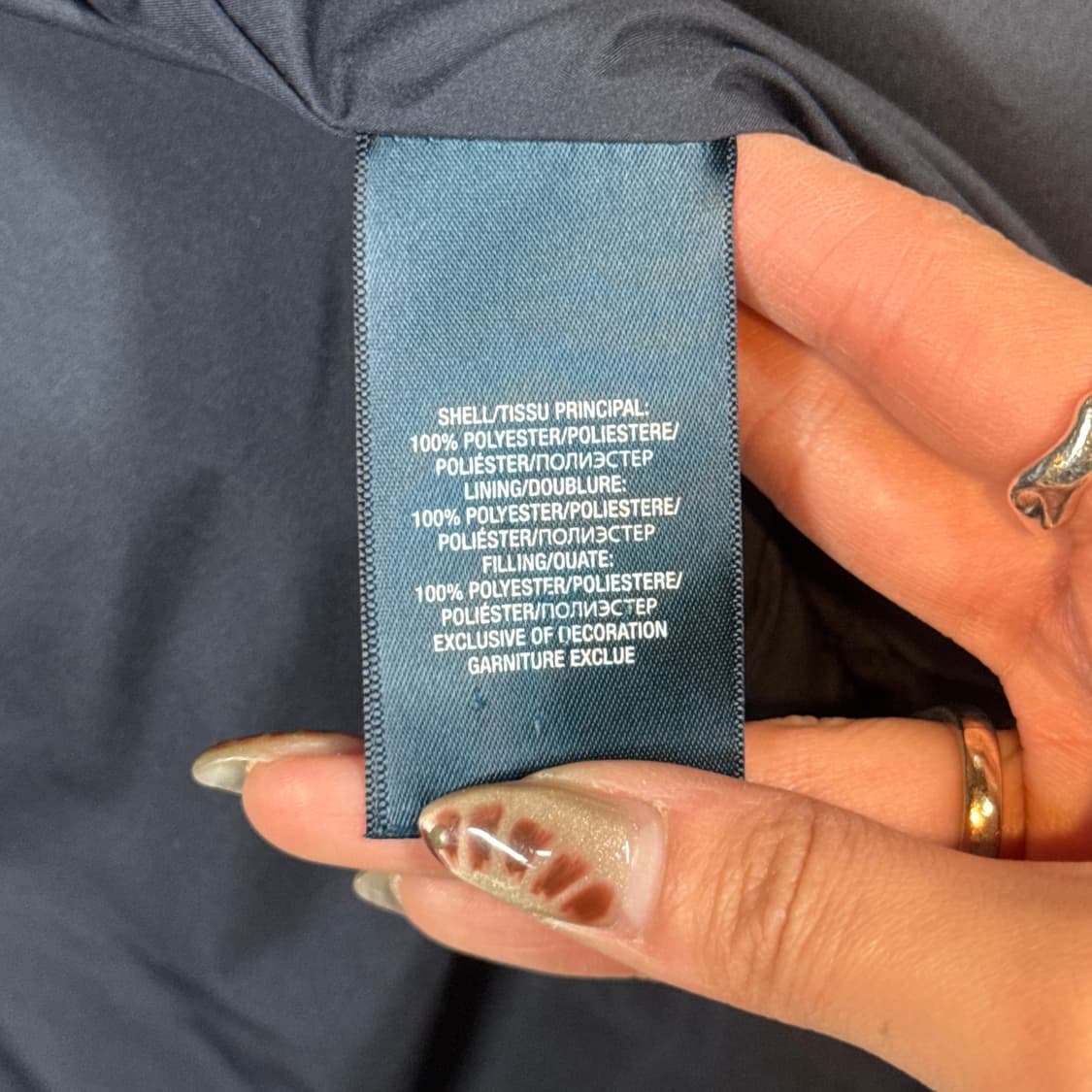 M) 폴로 랄프로렌 클래식 다이아몬드 네이비 퀼팅 자켓 상품이미지9