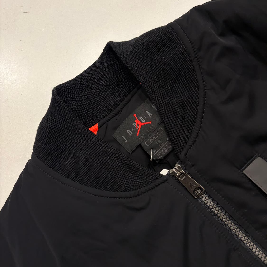[2XL] 조던 블랙 봄버 자켓 AIR JORDAN B558 상품이미지4