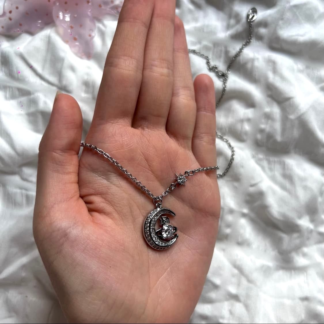 비비안웨스트우드 아카이브 달과별 지르코니아 큐빅 도리나 팬던트 목걸이 상품이미지5