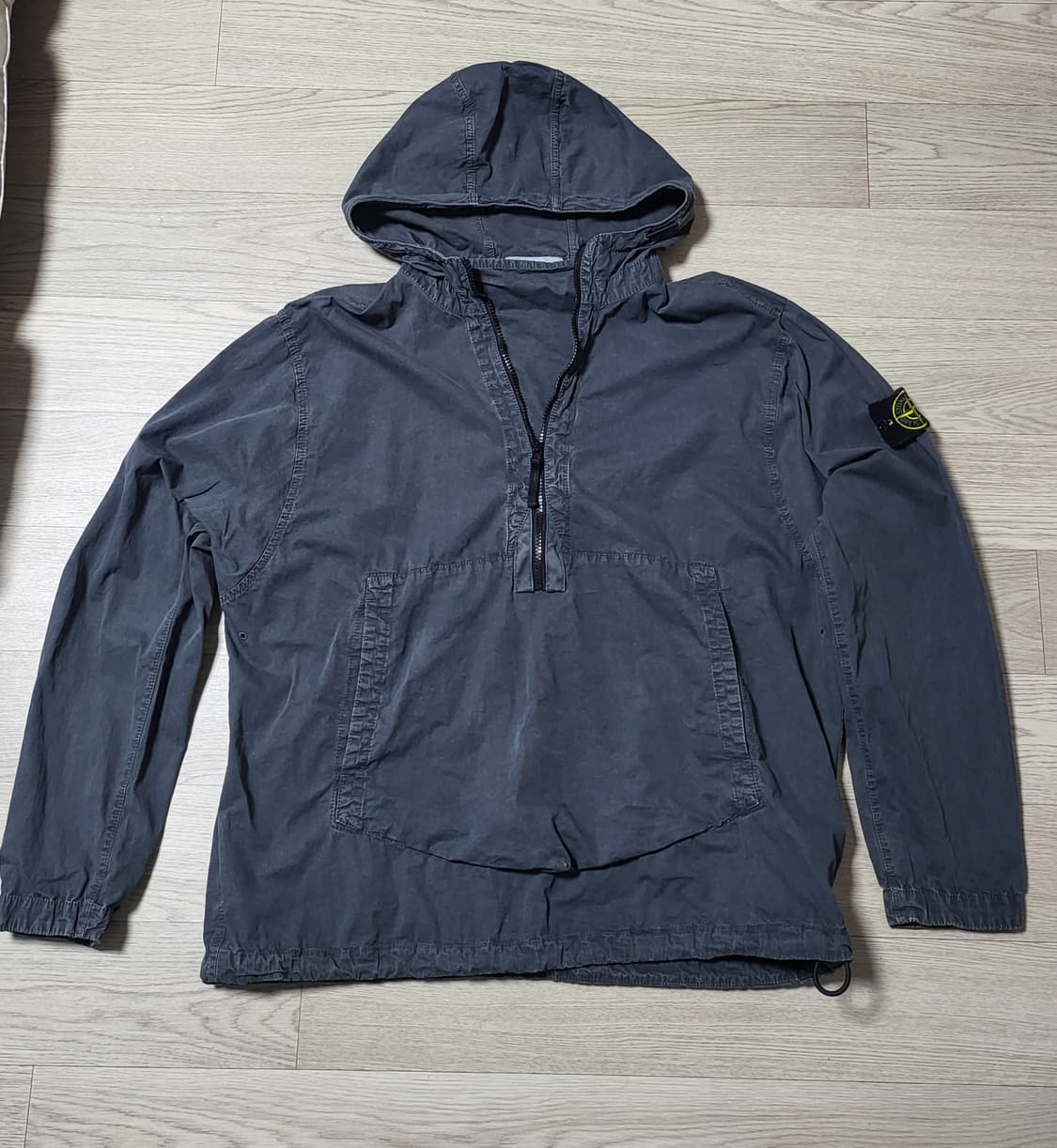 스톤아일랜드 브러쉬드 코튼 아노락 리드 그레이 L 상품이미지1