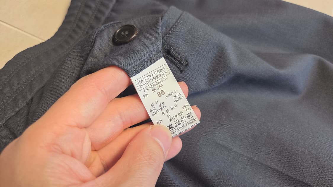 타임 옴므 밴딩 슬랙스 팬츠  상품이미지5