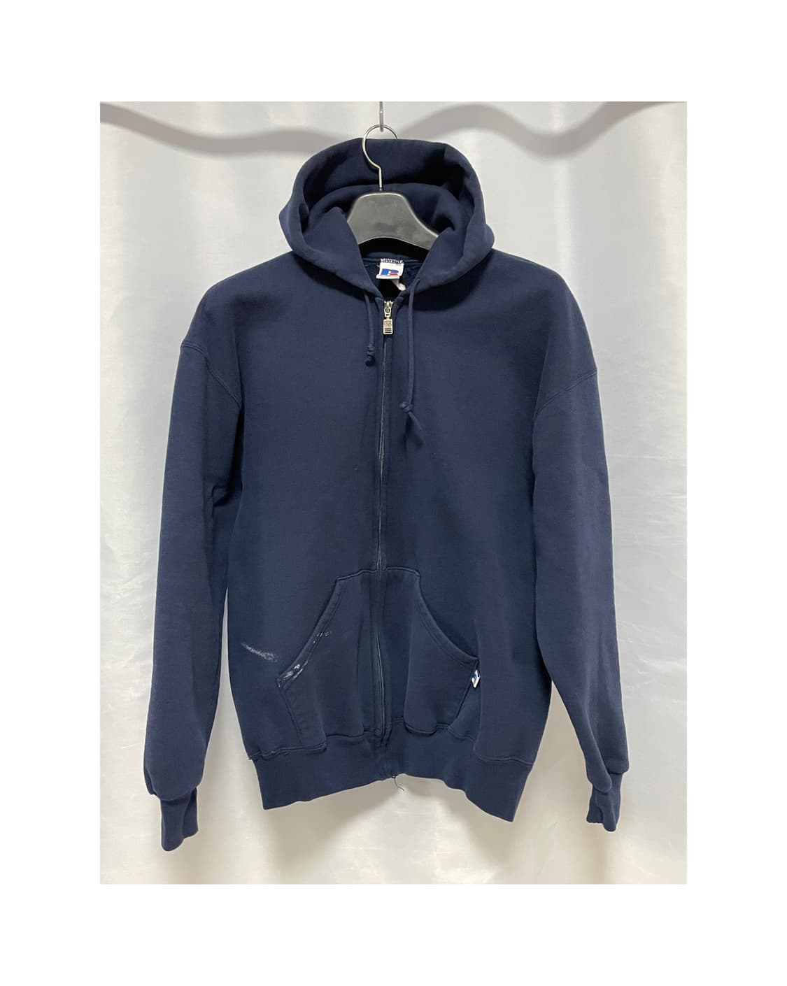 [D.O Vtg] 90s 러셀 50/50 후드 집업 네이비(XL) 상품이미지1