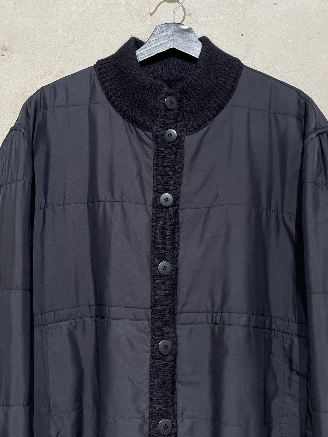 미쏘니 다크 브라운 앤 블랙 모헤어 리버시블 자켓 상품이미지6