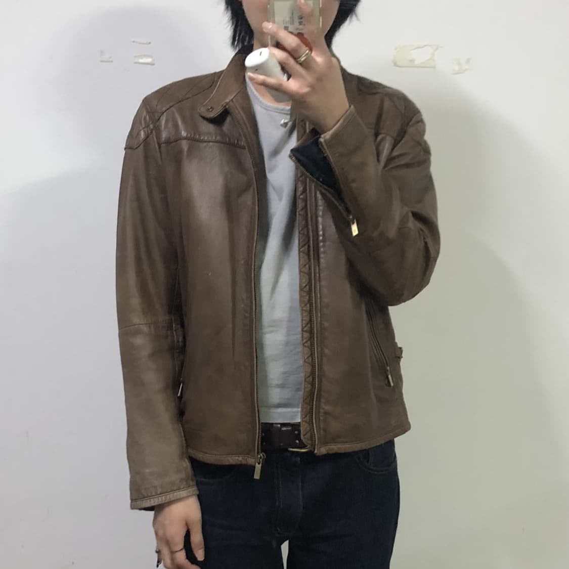 마시모두띠 레더자켓 상품이미지3