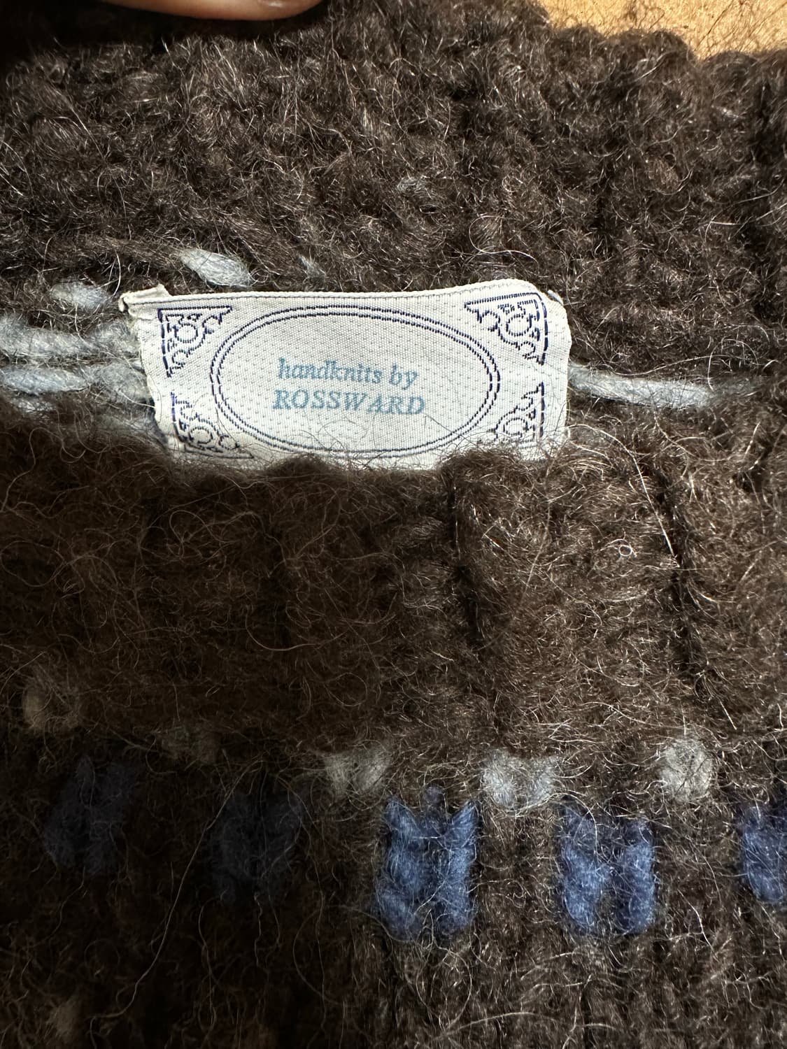 스카이블루 울 노르딕스웨터 상품이미지4