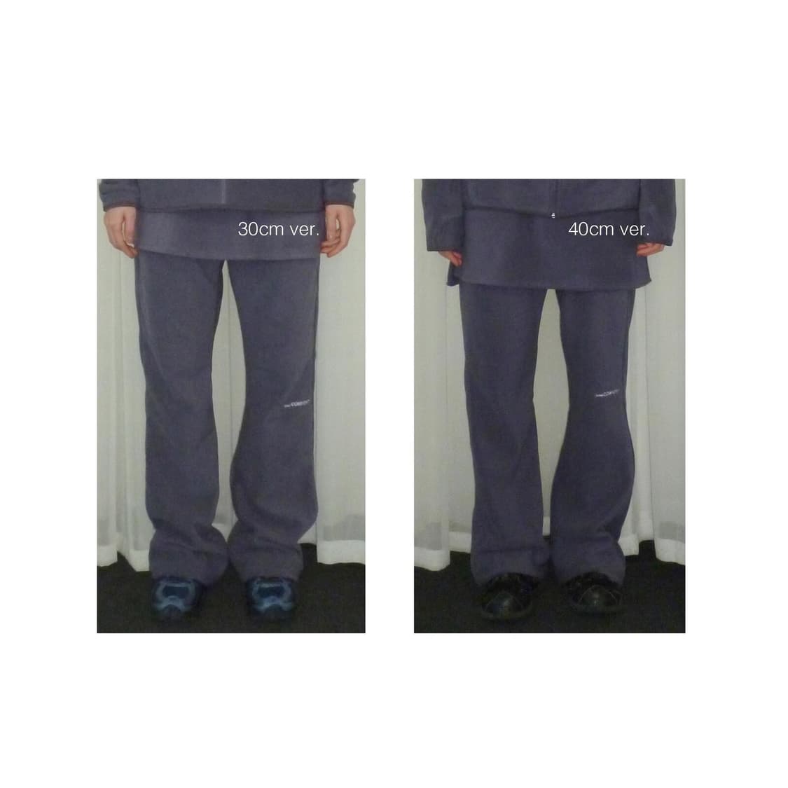 지초이 컴포트 24-006 FLEECE SLIM LAYERED PANTS 상품이미지1